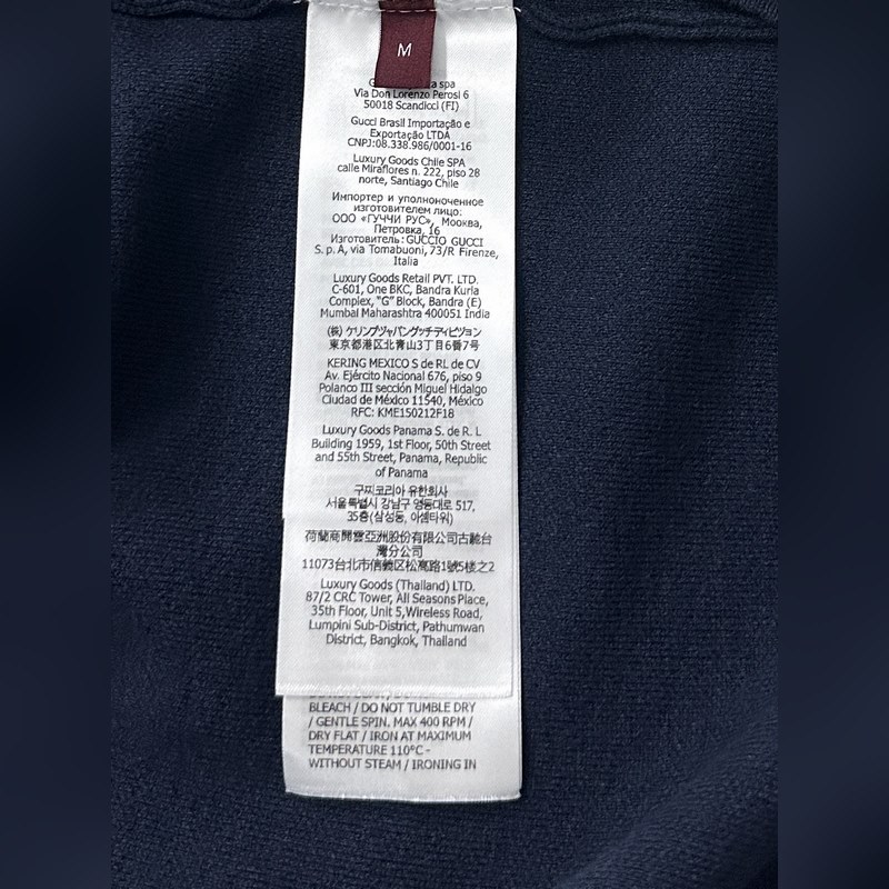 GUCCI/古馳2025新款Polo衫撞色領刺繡logo上衣 穿上GUCCI這款