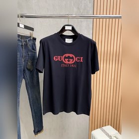 Gucci 25ss春夏新款首發專櫃最新款短袖圓領T恤 高端訂制 設計前衛時尚！