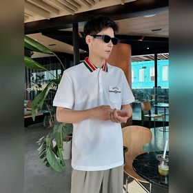 Gucci 25s新款Polo短袖.原單推薦！這款Polo衫采用高端絲光棉質珠地