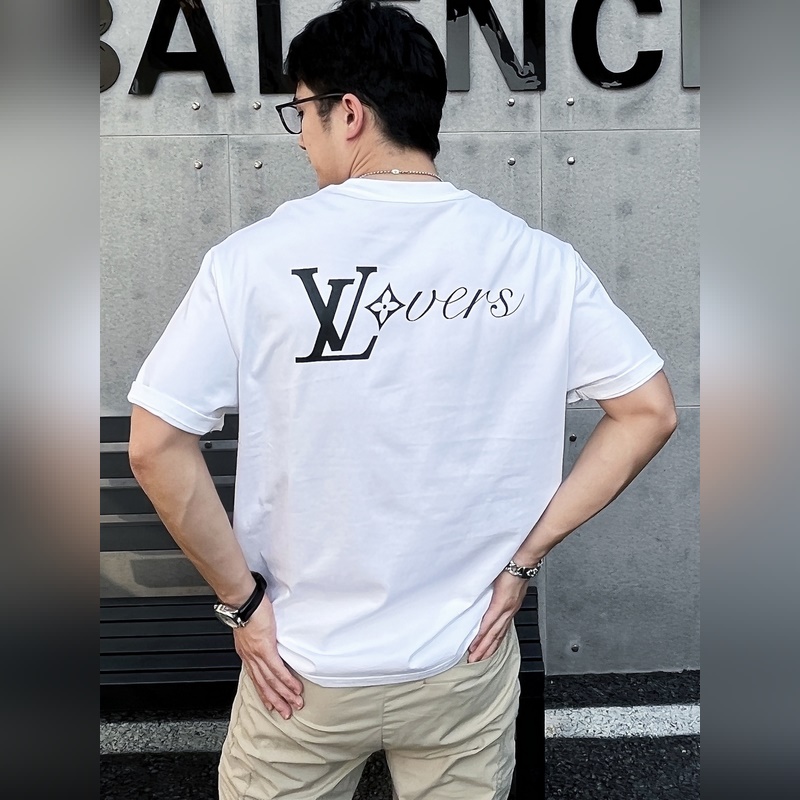 Louis Vuitton 獨家專供秋季新款 驢牌時尚休閑圓領短袖，高密度32