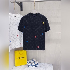 Louis Vuitton 2025夏裝新款男女同款 短袖T恤，！定制專屬純棉面