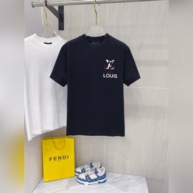 Louis Vuitton 2025夏裝新款男女同款 短袖T恤，！定制專屬純棉面