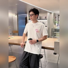 Louis Vuitton 25ss春夏新款首發專櫃最新款短袖圓領T恤 手繪工藝