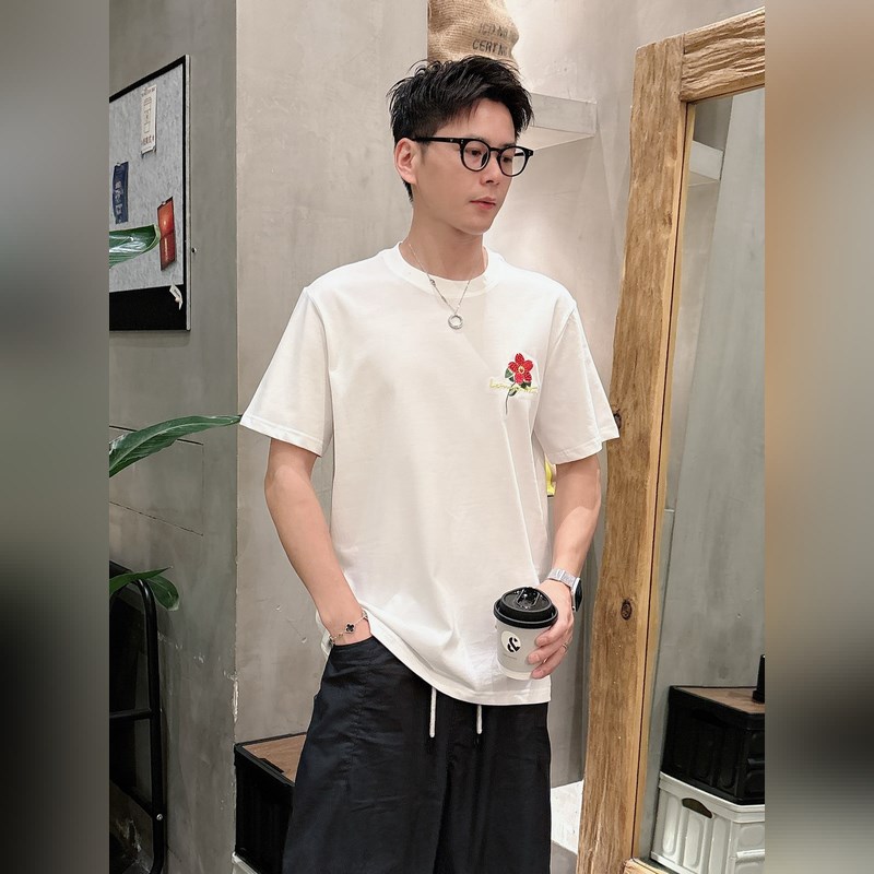 Louis Vuitton 25ss春夏新款首發(fā)專櫃最新款短袖圓領(lǐng)T恤 高端訂制