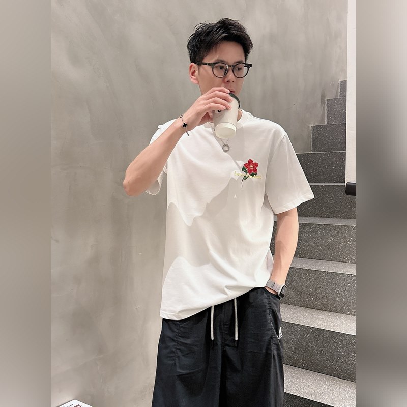 Louis Vuitton 25ss春夏新款首發(fā)專櫃最新款短袖圓領(lǐng)T恤 高端訂制