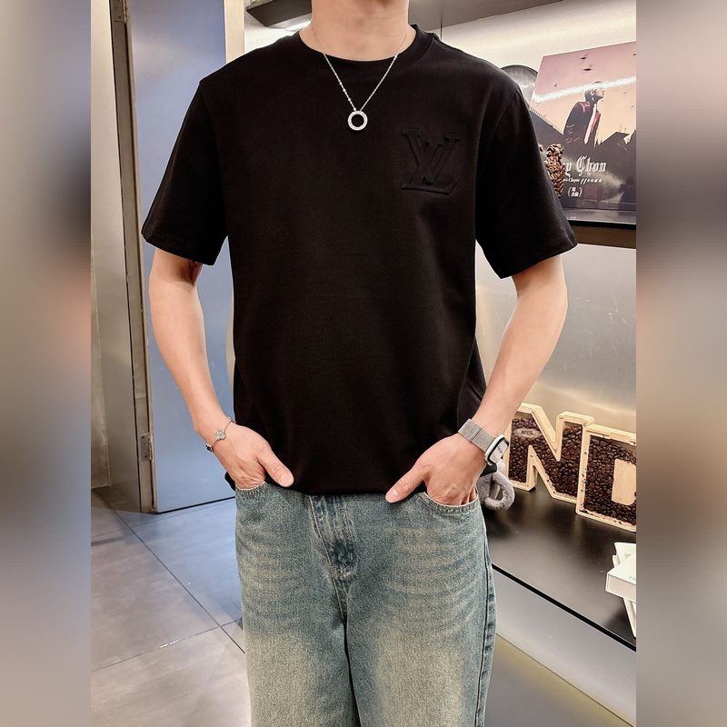 LV路易威登25ss春夏新款首發(fā)專櫃最新款短袖圓領(lǐng)T恤 高端訂制 設(shè)計(jì)前衛(wèi)時(shí)尚！