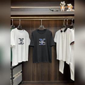 Louis Vuitton 獨家專供秋季新款 驢牌時尚休閑圓領短袖，高密度32