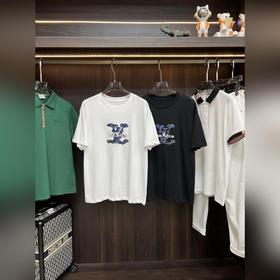 Louis Vuitton 獨家專供秋季新款 驢牌時尚休閑圓領短袖，高密度32