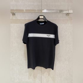 普拉達 Prada 25ss春夏新款首發專櫃最新款短袖圓領T恤 高端訂制 設計前