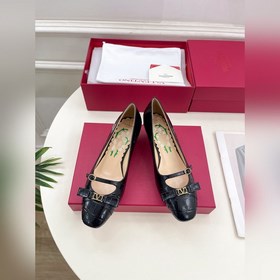 Valentino 華倫天奴 2025ss早春新品 BOWOW石頭紋牛皮單鞋上新