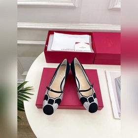 Valentino 華倫天奴 2025ss早春新品 BOWOW綢緞鑽面單鞋上新