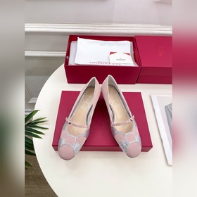 Valentino 華倫天奴 2025ss早春新品 BOWOW綢緞鑽面單鞋上新