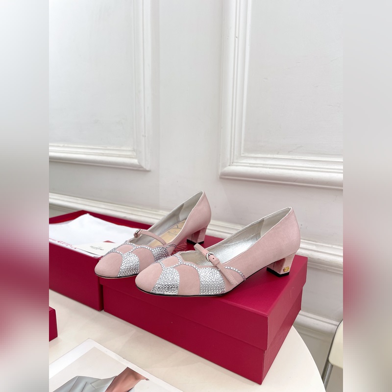 Valentino 華倫天奴 2025ss早春新品 BOWOW綢緞鑽面單鞋上新