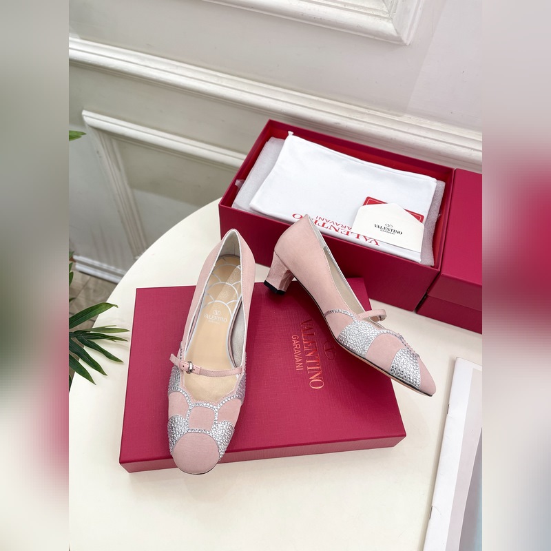 Valentino 華倫天奴 2025ss早春新品 BOWOW綢緞鑽面單鞋上新