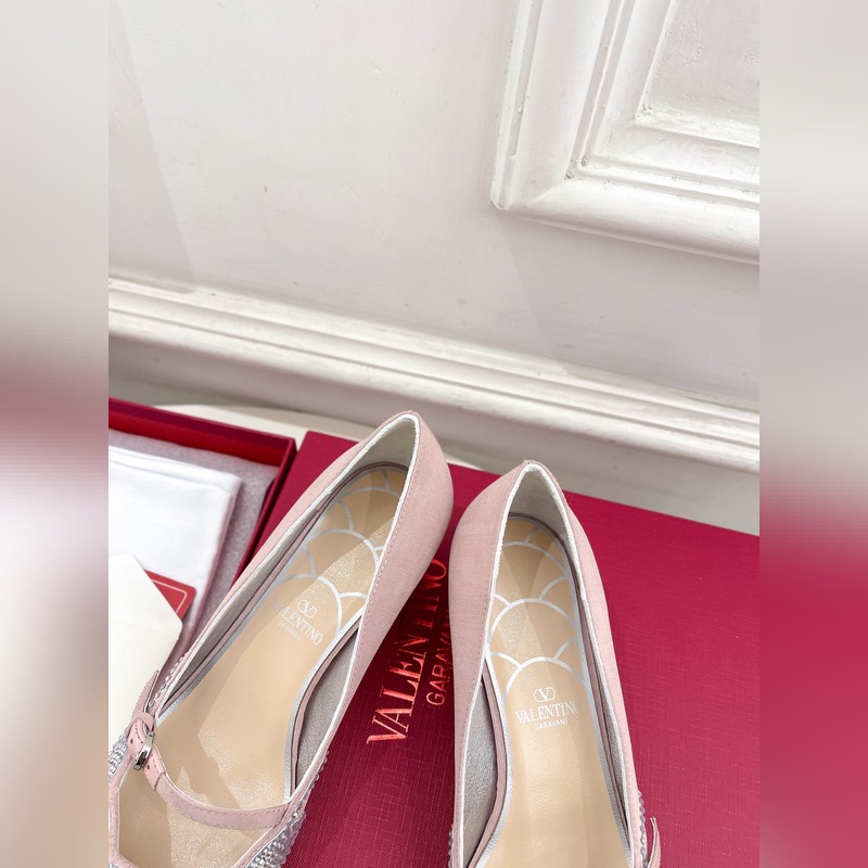 Valentino 華倫天奴 2025ss早春新品 BOWOW綢緞鑽面單鞋上新