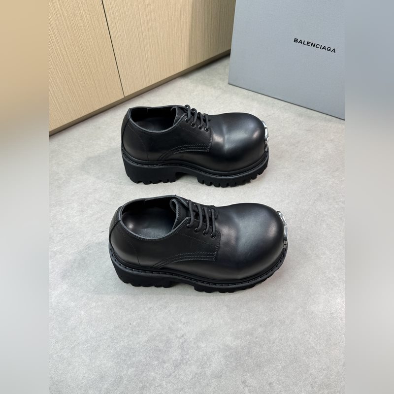 BALENCIAGA 巴黎世家 -高端品質 原單 正裝皮鞋 內增高 -鞋面：進口