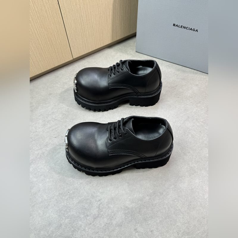 BALENCIAGA 巴黎世家 -高端品質 原單 正裝皮鞋 內增高 -鞋面：進口