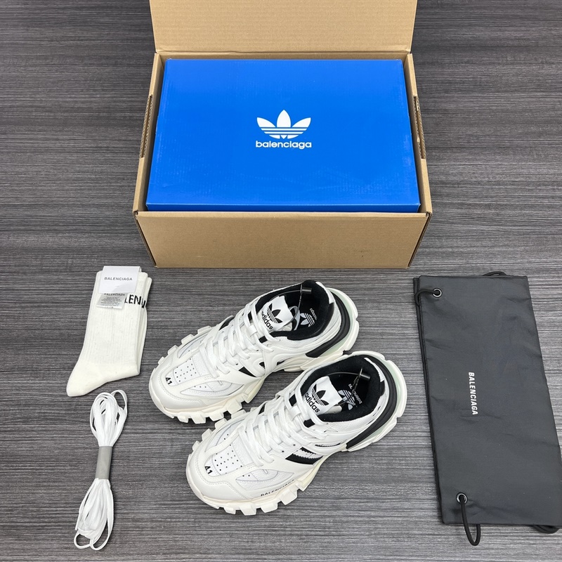 純原版本 無美人尖 市場天花闆 巴黎世家3.0 阿迪聯(lián)名 三代戶外概念鞋 Bal