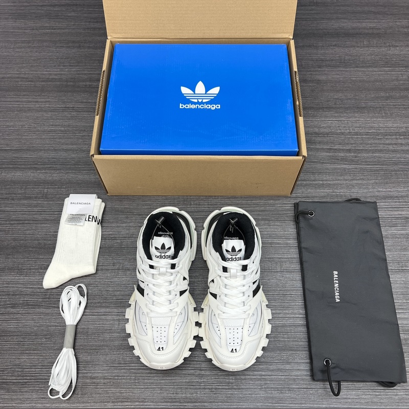 純原版本 無美人尖 市場天花闆 巴黎世家3.0 阿迪聯(lián)名 三代戶外概念鞋 Bal