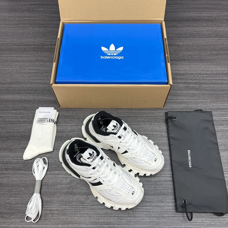 純原版本 無美人尖 市場天花闆 巴黎世家3.0 阿迪聯(lián)名 三代戶外概念鞋 Bal