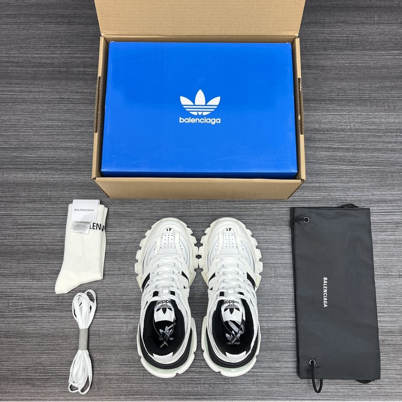 純原版本 無美人尖 市場天花闆 巴黎世家3.0 阿迪聯(lián)名 三代戶外概念鞋 Bal