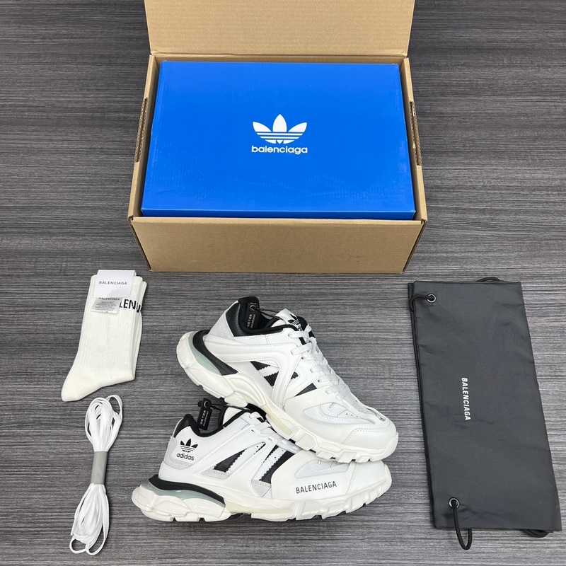 純原版本 無美人尖 市場天花闆 巴黎世家3.0 阿迪聯(lián)名 三代戶外概念鞋 Bal