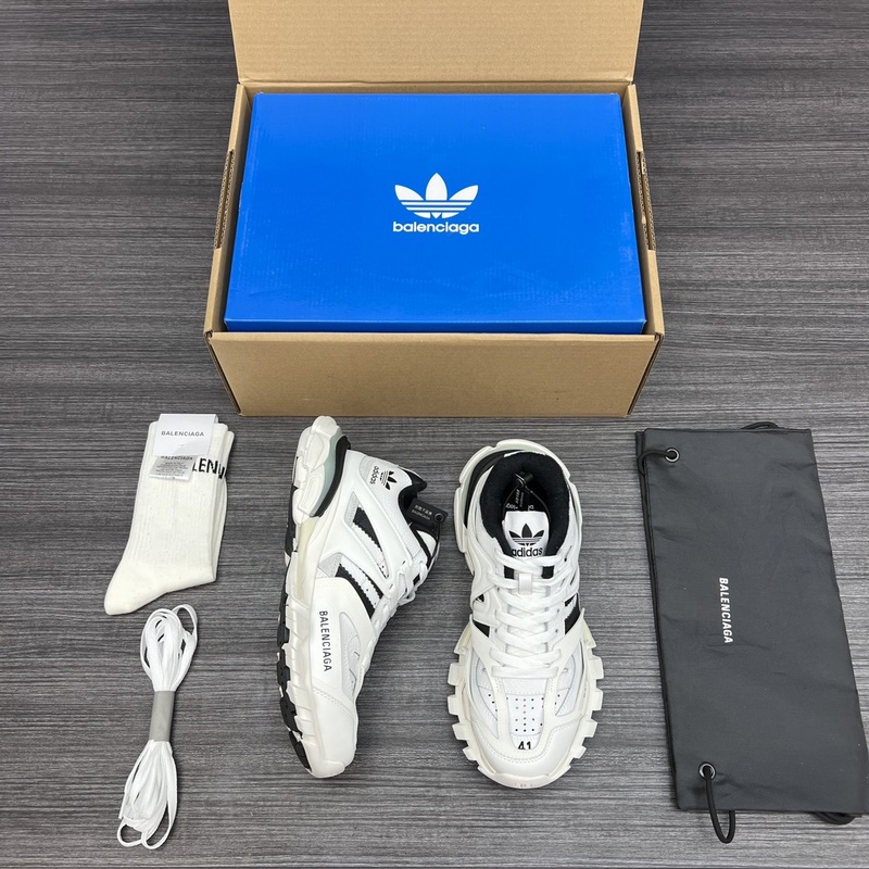 純原版本 無美人尖 市場天花闆 巴黎世家3.0 阿迪聯(lián)名 三代戶外概念鞋 Bal