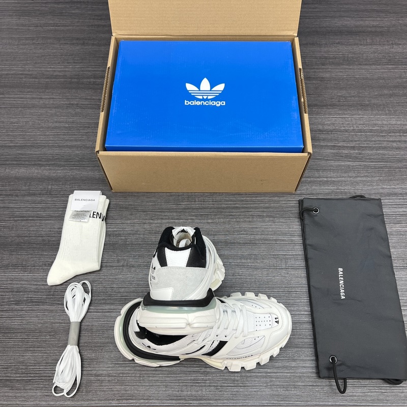 純原版本 無美人尖 市場天花闆 巴黎世家3.0 阿迪聯(lián)名 三代戶外概念鞋 Bal