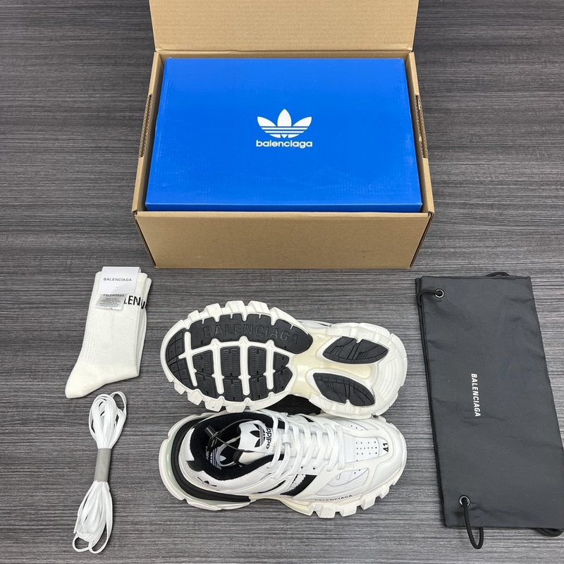 純原版本 無美人尖 市場天花闆 巴黎世家3.0 阿迪聯(lián)名 三代戶外概念鞋 Bal