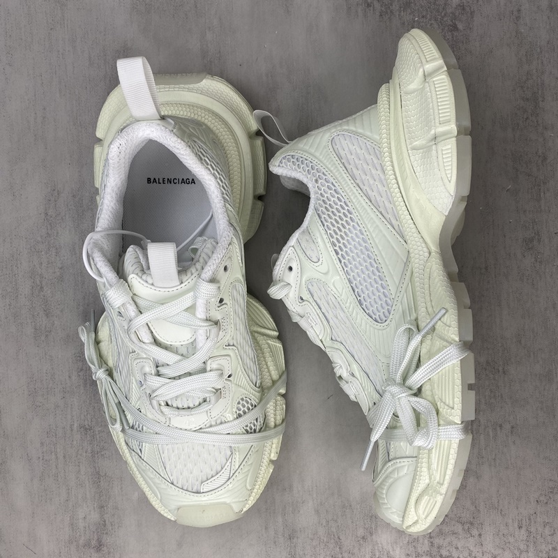 BALENCIAGA 3XL Sneakers 巴黎世家十代網布系帶低幫走秀複古