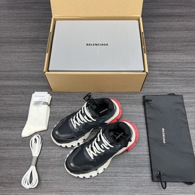 純原版本 無美人尖 市場天花闆 巴黎世家3.0網面款三代戶外概念鞋 Balenc