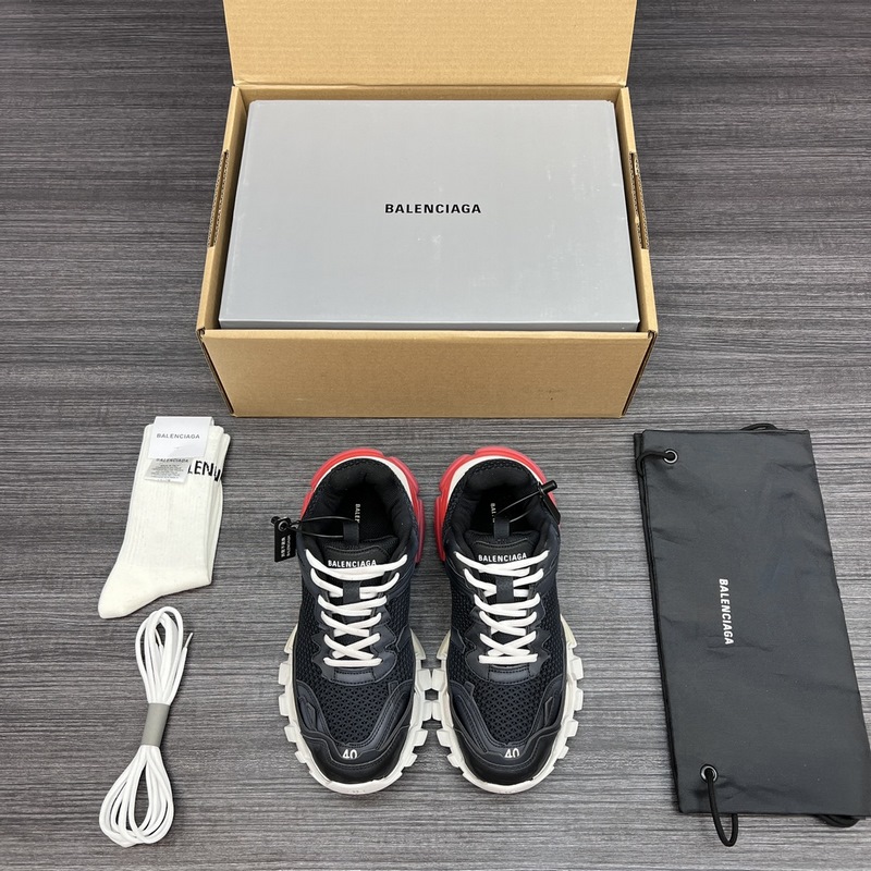 純?cè)姹?無(wú)美人尖 市場(chǎng)天花闆 巴黎世家3.0網(wǎng)面款三代戶外概念鞋 Balenc