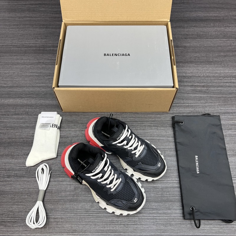 純?cè)姹?無(wú)美人尖 市場(chǎng)天花闆 巴黎世家3.0網(wǎng)面款三代戶外概念鞋 Balenc