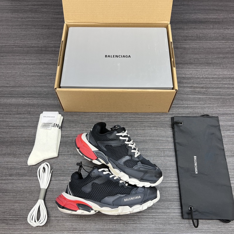 純?cè)姹?無(wú)美人尖 市場(chǎng)天花闆 巴黎世家3.0網(wǎng)面款三代戶外概念鞋 Balenc