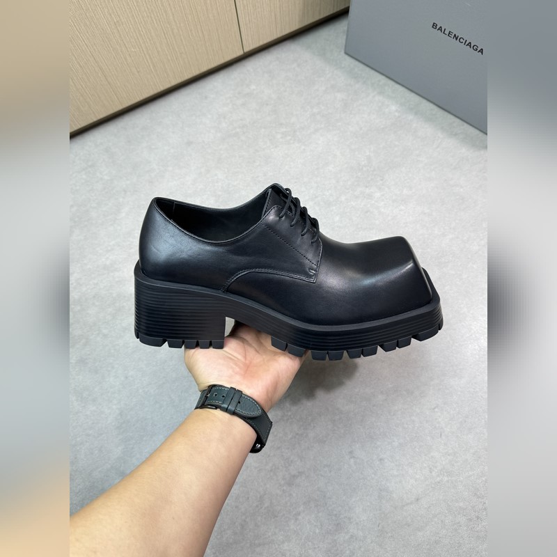 [ BALENCIAGA]巴黎世家 -高端品質 原單 正裝皮鞋 -鞋面：進口 納