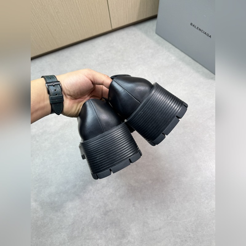 [ BALENCIAGA]巴黎世家 -高端品質 原單 正裝皮鞋 -鞋面：進口 納