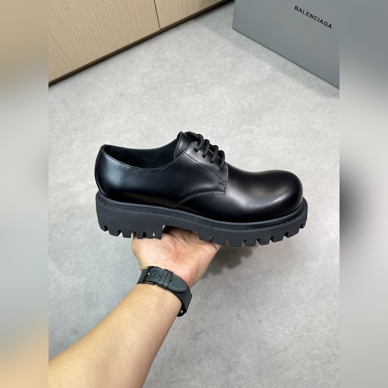 [ BALENCIAGA]巴黎世家 -高端品質 原單 正裝皮鞋 -鞋面：進口 開
