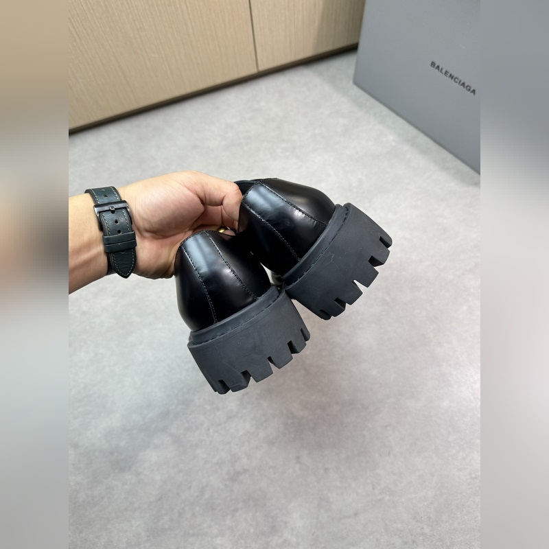[ BALENCIAGA]巴黎世家 -高端品質 原單 正裝皮鞋 -鞋面：進口 開