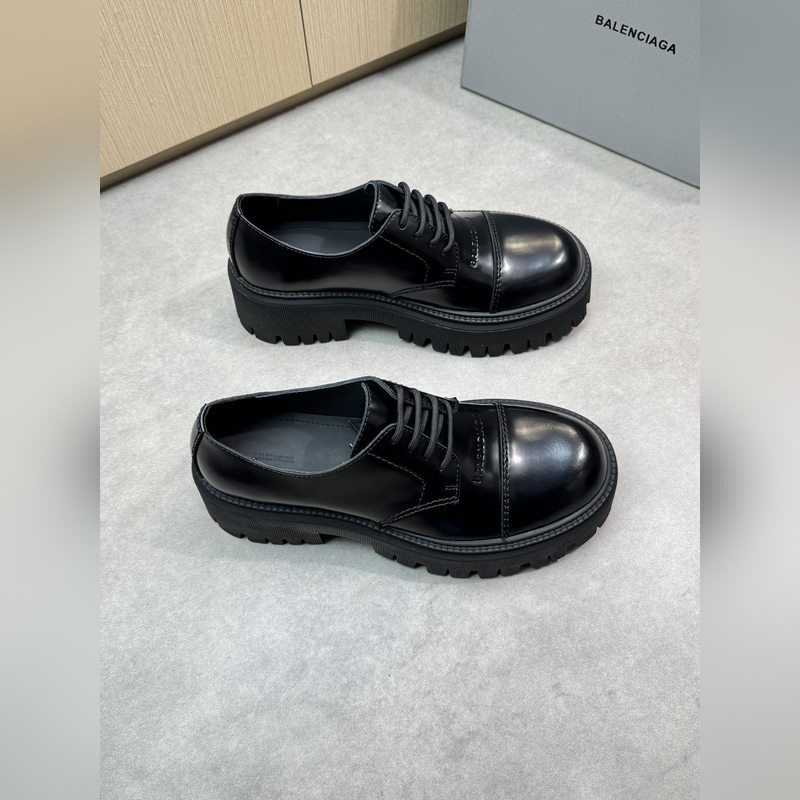 [ BALENCIAGA]巴黎世家 -高端品質(zhì) 原單 正裝皮鞋 -鞋面：進口 開