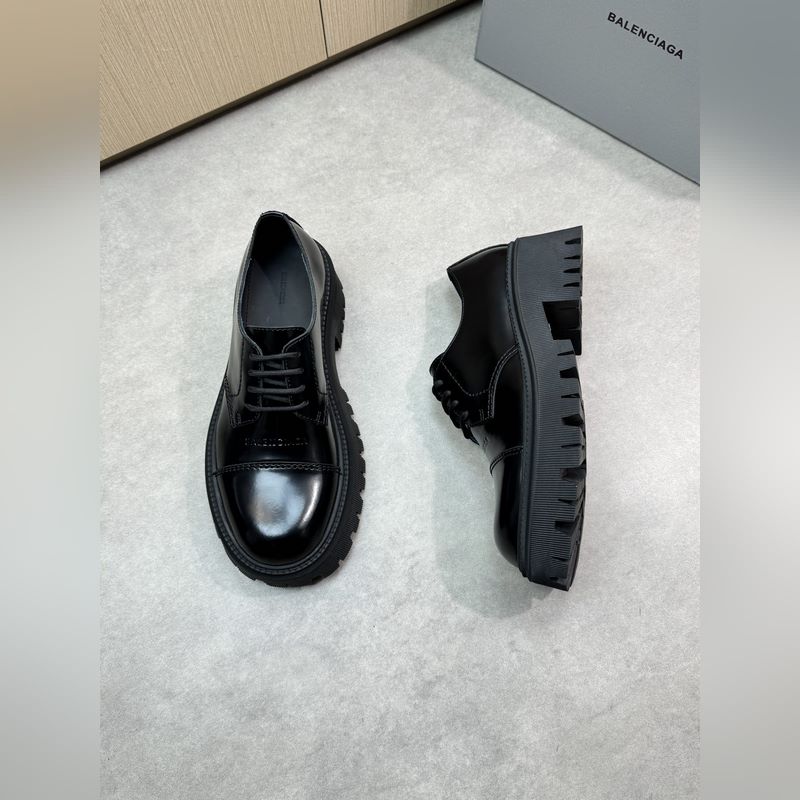 [ BALENCIAGA]巴黎世家 -高端品質(zhì) 原單 正裝皮鞋 -鞋面：進口 開