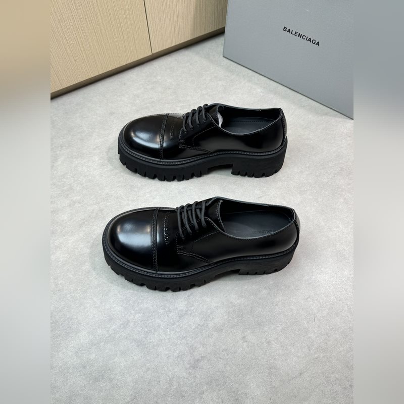 [ BALENCIAGA]巴黎世家 -高端品質(zhì) 原單 正裝皮鞋 -鞋面：進口 開