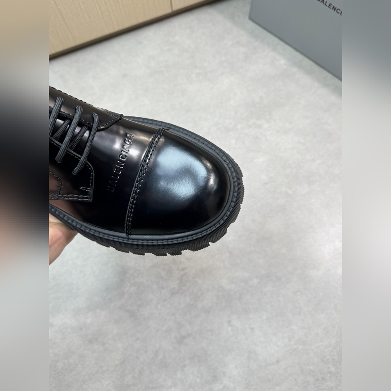 [ BALENCIAGA]巴黎世家 -高端品質(zhì) 原單 正裝皮鞋 -鞋面：進口 開