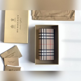 Vintage 格紋環保帆布兩折西裝夾 ，[B 家]原單出品IT~~ 采用進口柔