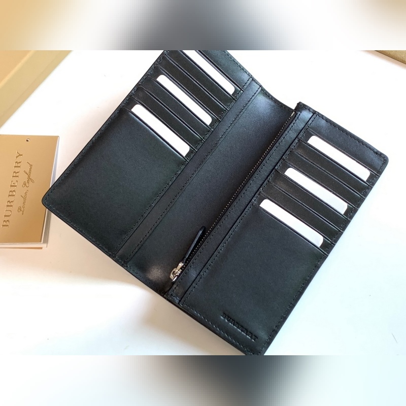 London 格紋二折包 [B 家]原單出品IT~~ 煙熏格子搭配進口粒面小牛皮