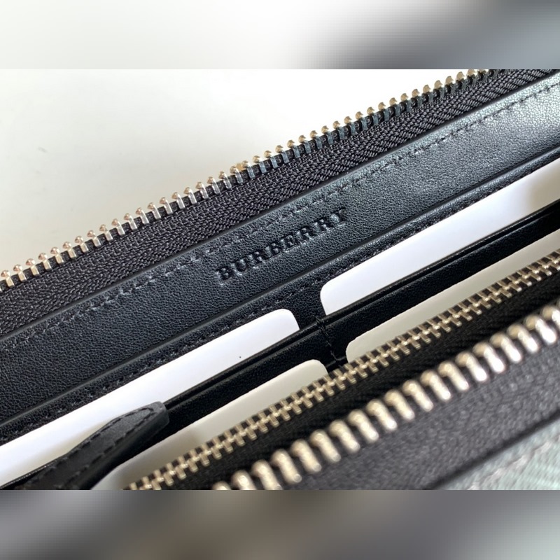 London格紋拉鍊包 [B 家]原單出品IT~~官方新配色小號拉鍊錢包 煙熏格