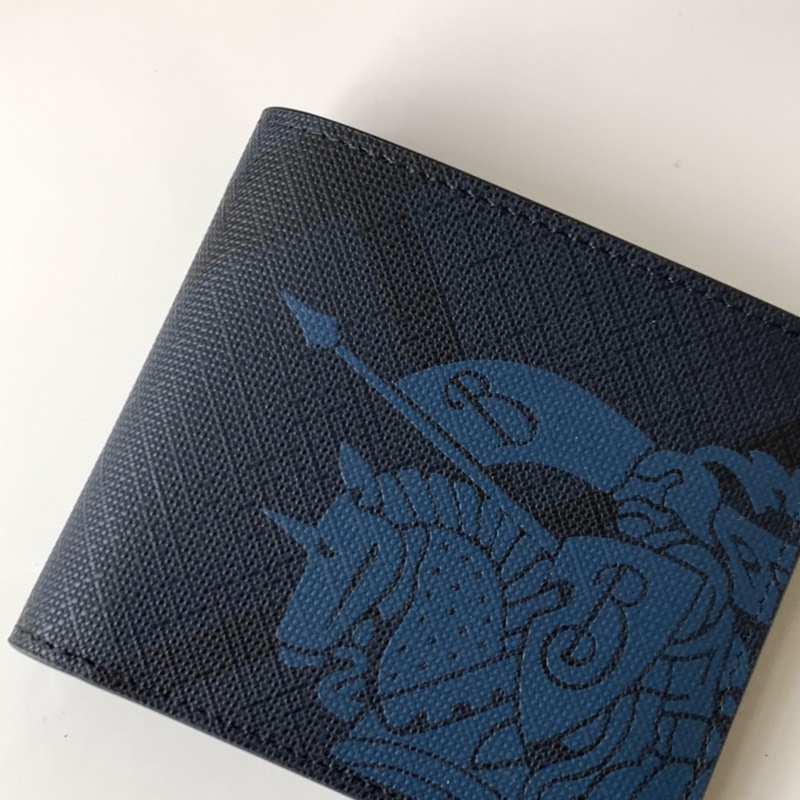 London 格紋馬術騎士圖案短款錢夾 [B 家]原單出品IT~~ 煙熏格子搭配