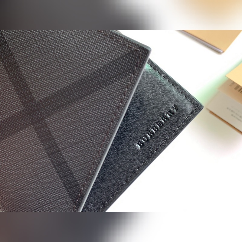 London 格紋折疊式短款錢夾 [B 家]原單出品IT~~ 煙熏格子新顔色搭配