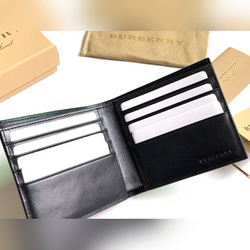 London 格紋折疊式短款錢夾 [B 家]原單出品IT~~ 煙熏格子新顔色搭配