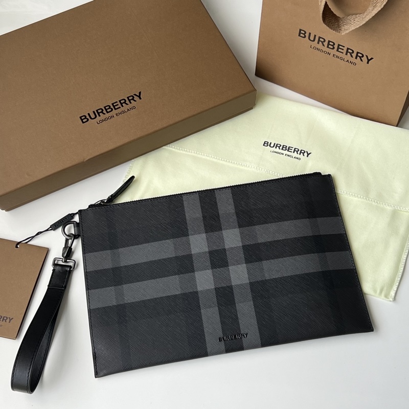 London 格紋拉鍊收納袋 裝飾標志性格紋設計[B 家]原單出品IT~~ 采用