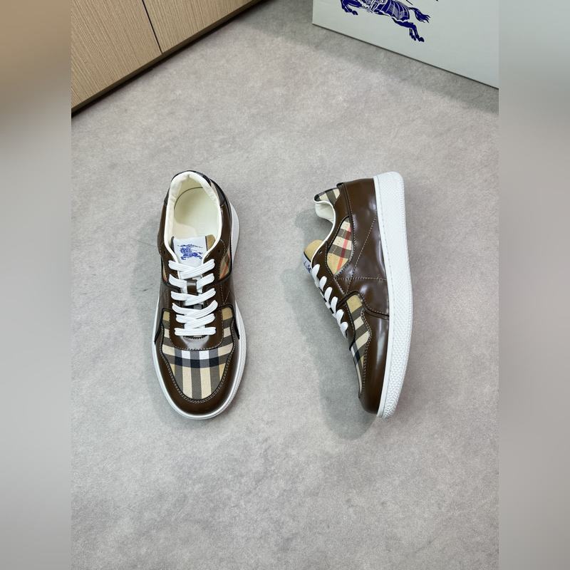 巴寶莉 BURBERRY -高端品質(zhì) 原單 休閑運(yùn)動(dòng)闆鞋 -鞋面：進(jìn)口 開邊珠小